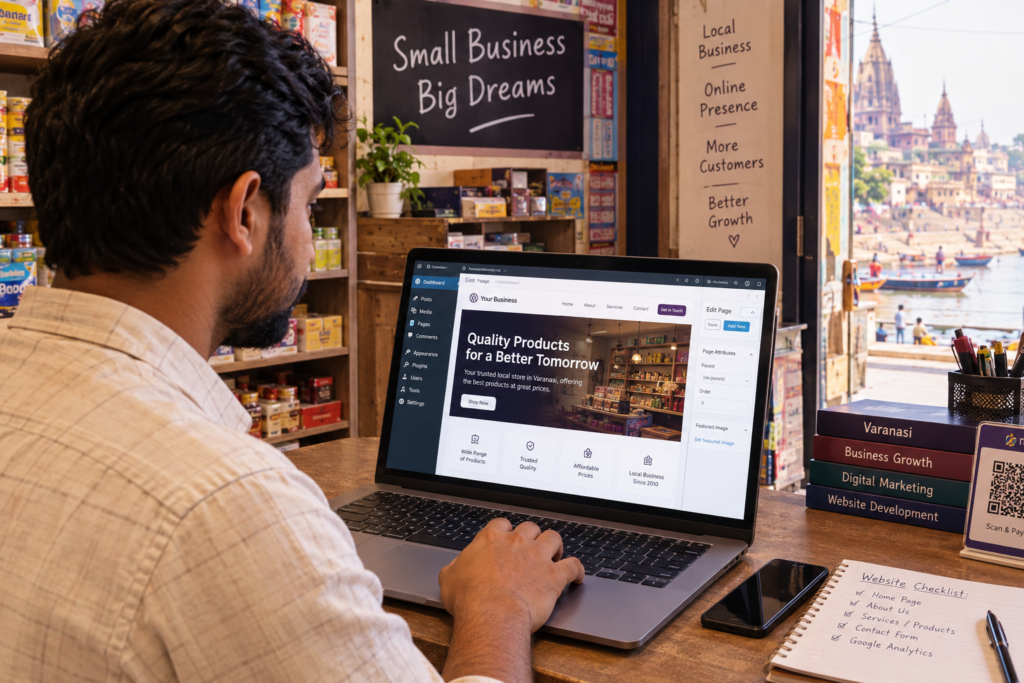 A local shop or business owner